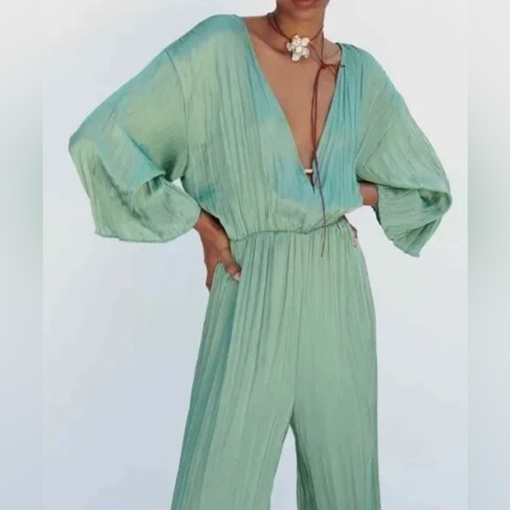Zara Mint Green Jumpsuit